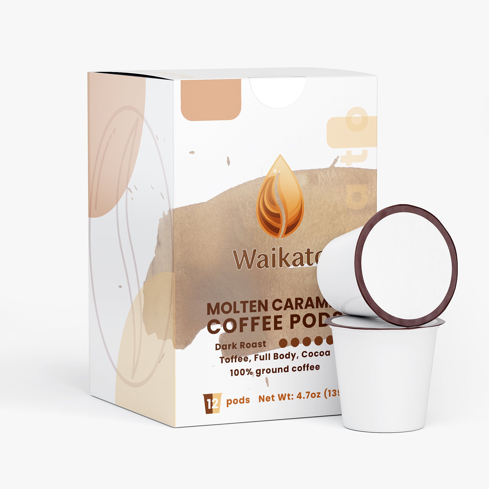 Molten Caramel Coffee Pods (Dark Roast)